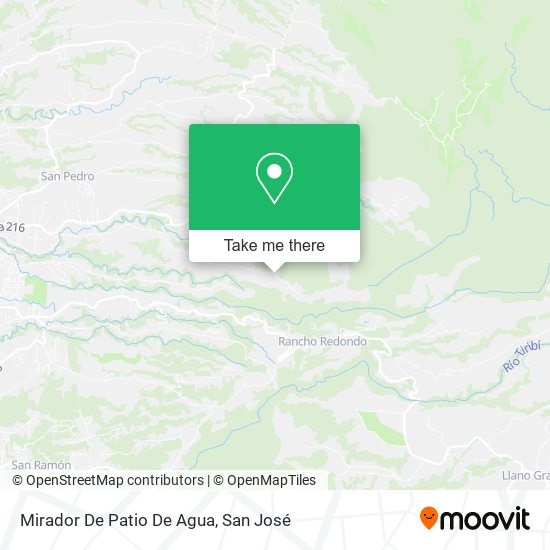 Mirador De Patio De Agua map