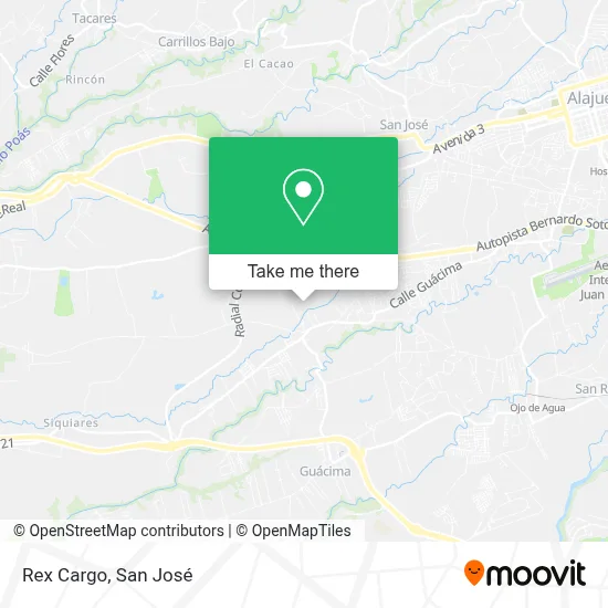 Rex Cargo map