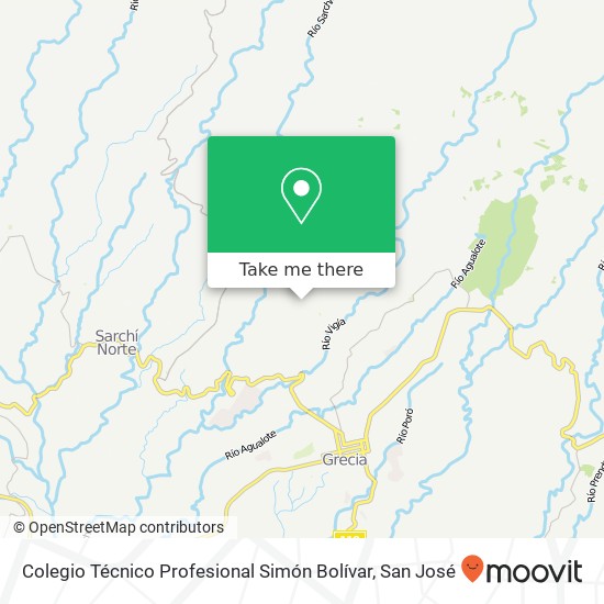 Colegio Técnico Profesional Simón Bolívar map
