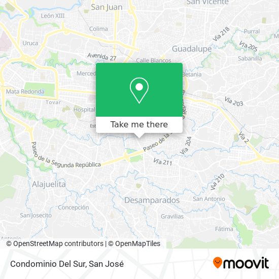 Condominio Del Sur map