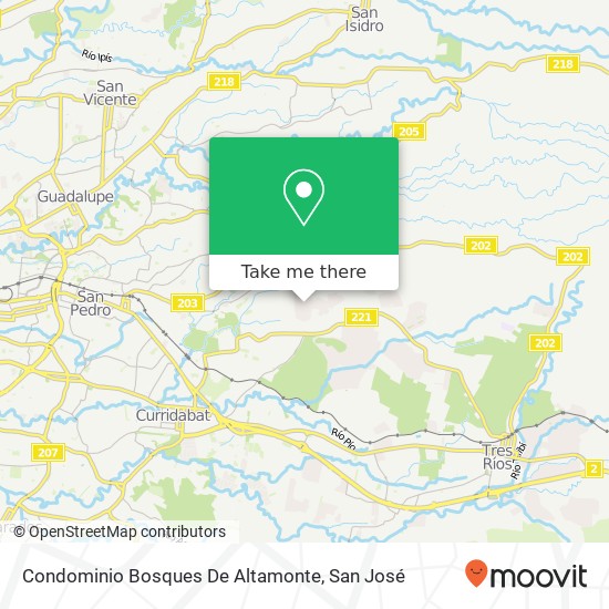 Mapa de Condominio Bosques De Altamonte