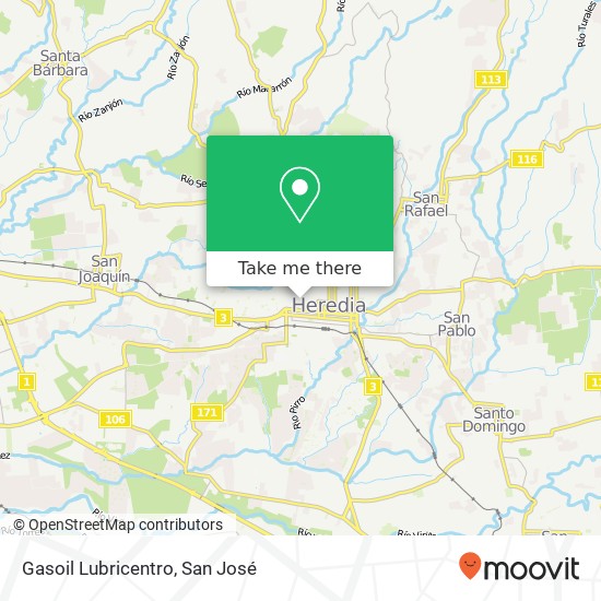 Gasoil Lubricentro map