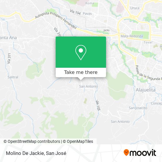 Molino De Jackie map