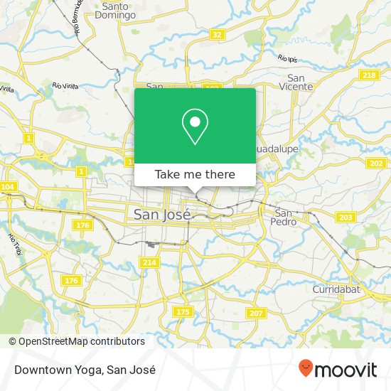 Mapa de Downtown Yoga