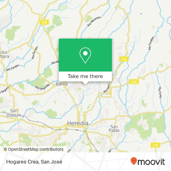 Hogares Crea map