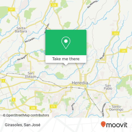 Girasoles map