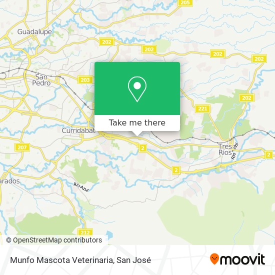 Munfo Mascota Veterinaria map