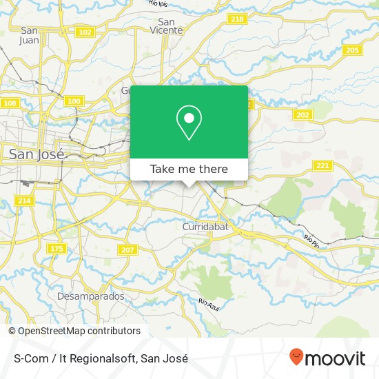 S-Com / It Regionalsoft map