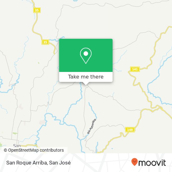 San Roque Arriba map