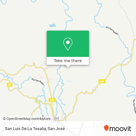 San Luis De La Tesalia map
