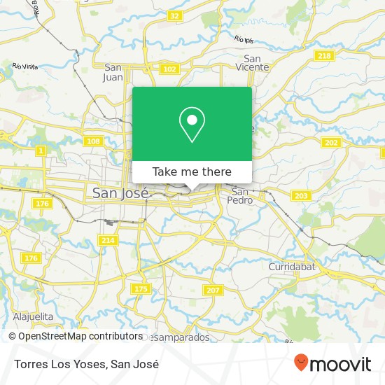 Mapa de Torres Los Yoses