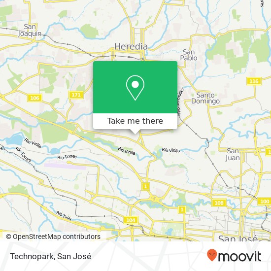 Technopark map