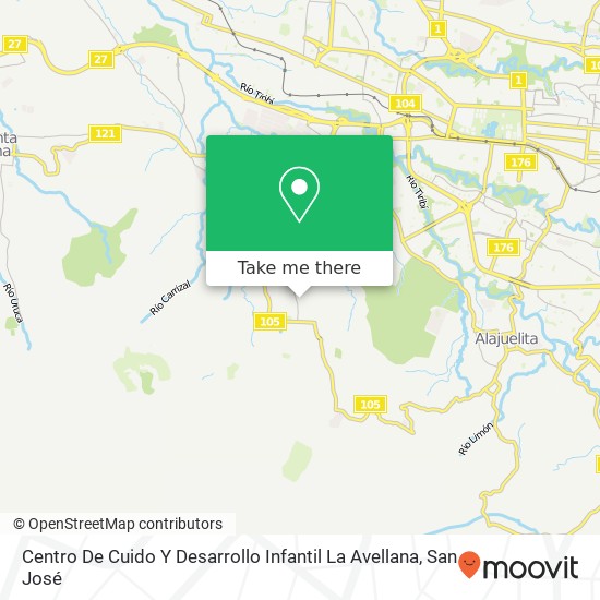 Centro De Cuido Y Desarrollo Infantil La Avellana map