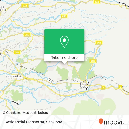 Residencial Monserrat map
