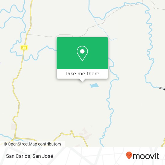 San Carlos map