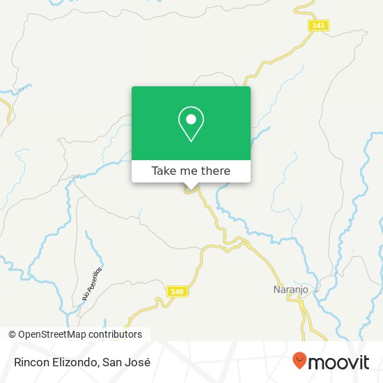 Rincon Elizondo map