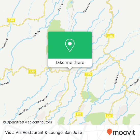 Vis a Vis Restaurant & Lounge map