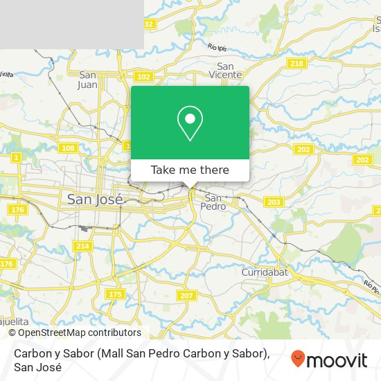 Carbon y Sabor (Mall San Pedro Carbon y Sabor) map