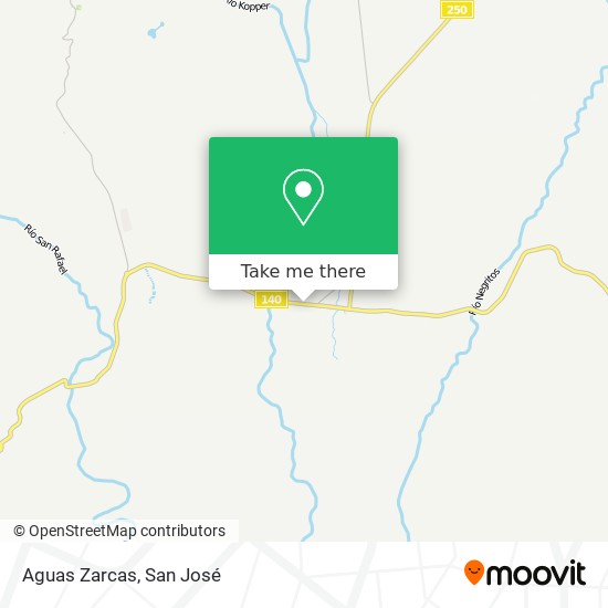 Aguas Zarcas map