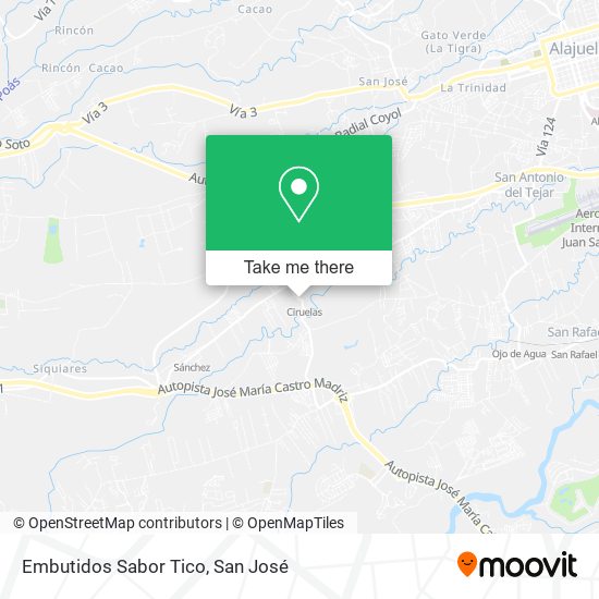 Embutidos Sabor Tico map