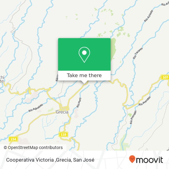 Cooperativa Victoria ,Grecia map