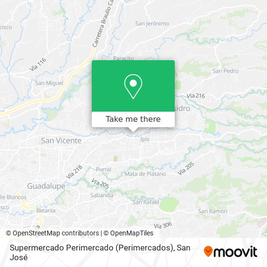 Supermercado Perimercado (Perimercados) map