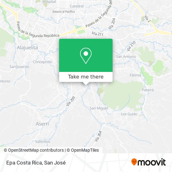 Epa Costa Rica map