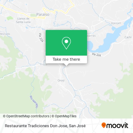 Mapa de Restaurante Tradiciones Don Jose