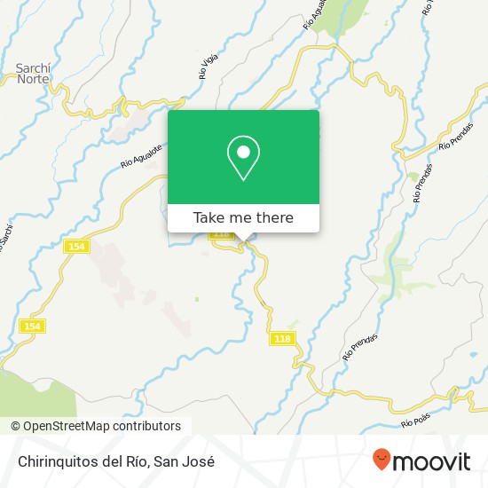 Chirinquitos del Río map