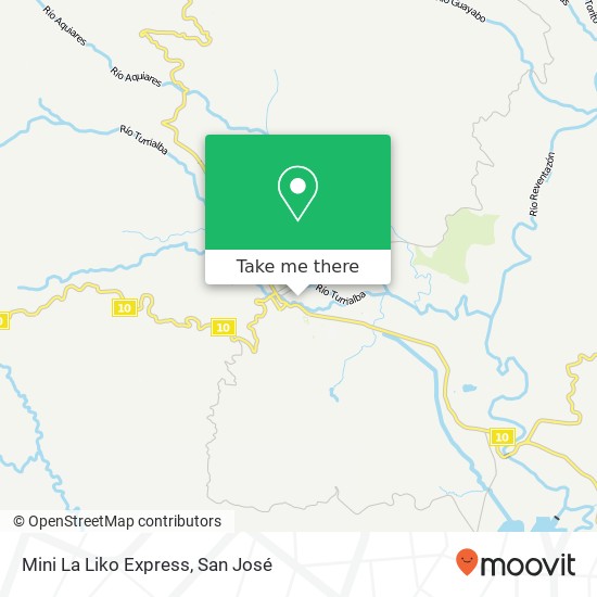 Mini La Liko Express map