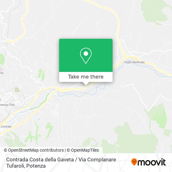Contrada Costa della Gaveta / Via Complanare Tufaroli map