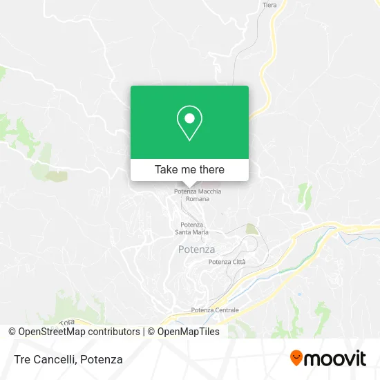 Tre Cancelli map