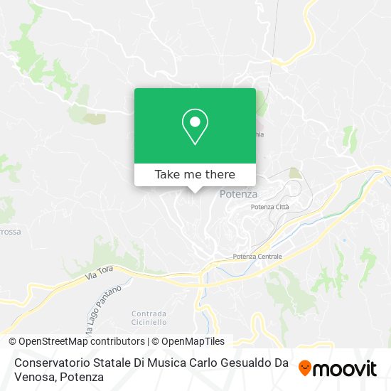 Conservatorio Statale Di Musica Carlo Gesualdo Da Venosa map