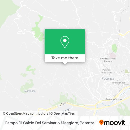 Campo Di Calcio Del Seminario Maggiore map