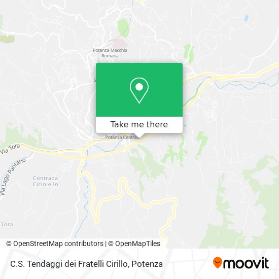 C.S. Tendaggi dei Fratelli Cirillo map