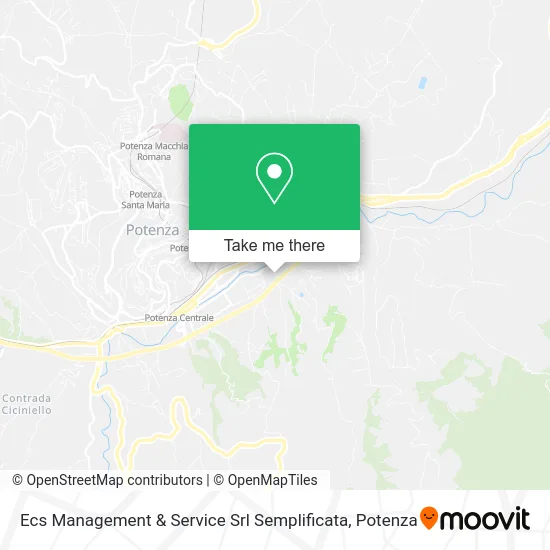 Ecs Management & Service Srl Semplificata map