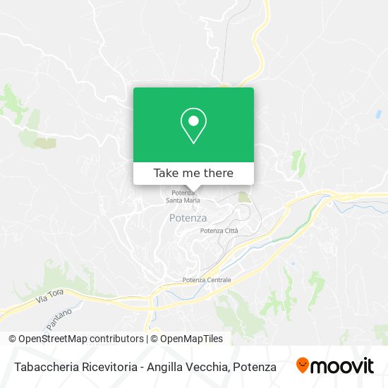 Tabaccheria Ricevitoria - Angilla Vecchia map