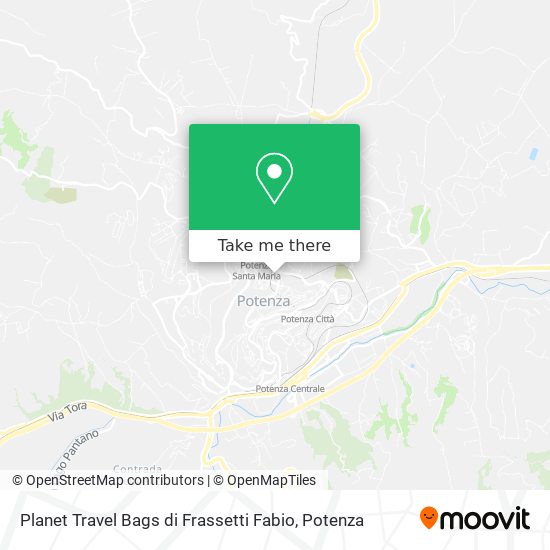 Planet Travel Bags di Frassetti Fabio map