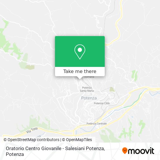 Oratorio Centro Giovanile - Salesiani Potenza map