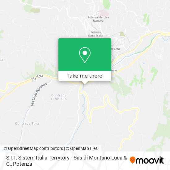 S.I.T. Sistem Italia Terrytory - Sas di Montano Luca & C. map