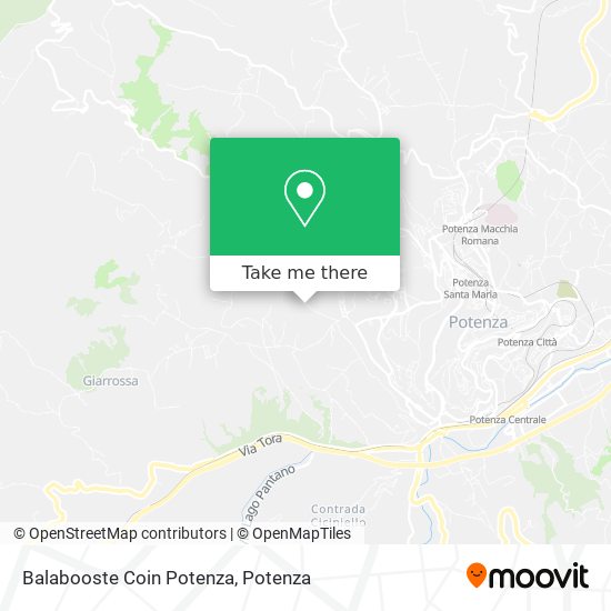 Balabooste Coin Potenza map