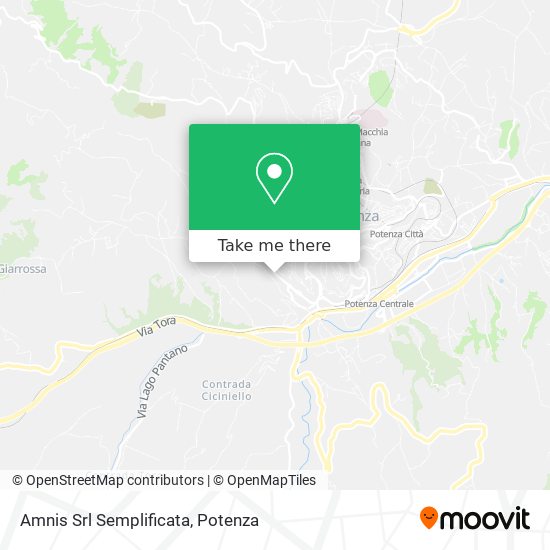 Amnis Srl Semplificata map