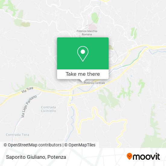 Saporito Giuliano map