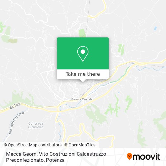 Mecca Geom. Vito Costruzioni Calcestruzzo Preconfezionato map