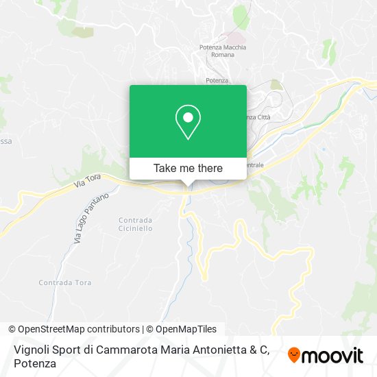 Vignoli Sport di Cammarota Maria Antonietta & C map