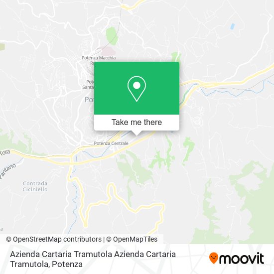 Azienda Cartaria Tramutola Azienda Cartaria Tramutola map