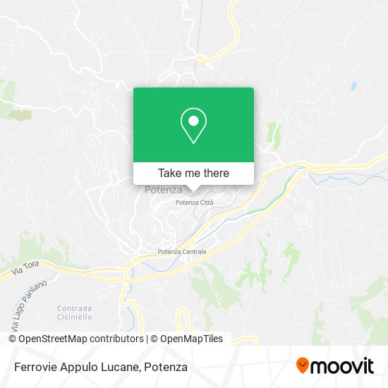 Ferrovie Appulo Lucane map