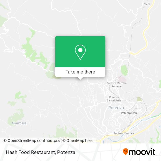Hash Food Restaurant map