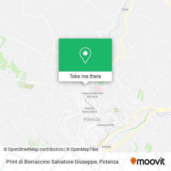Print di Borraccino Salvatore Giuseppe map