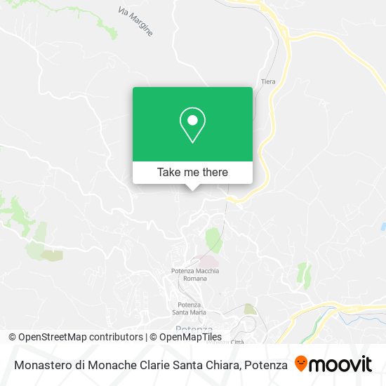 Monastero di Monache Clarie Santa Chiara map